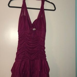 Homecoming dress hot pink